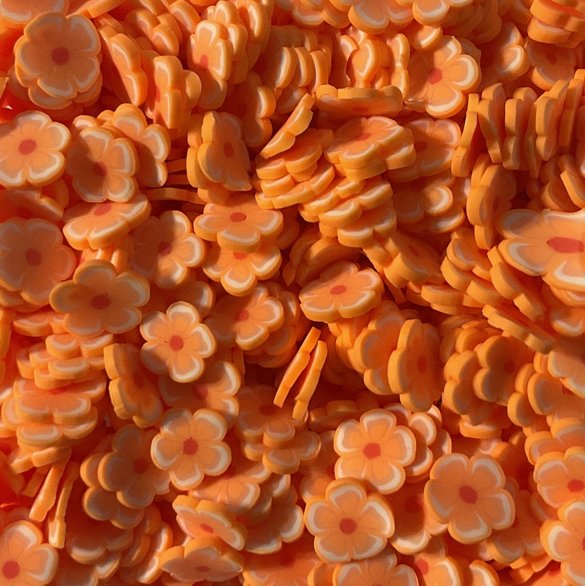 Flowers Orange - Clay Shapes