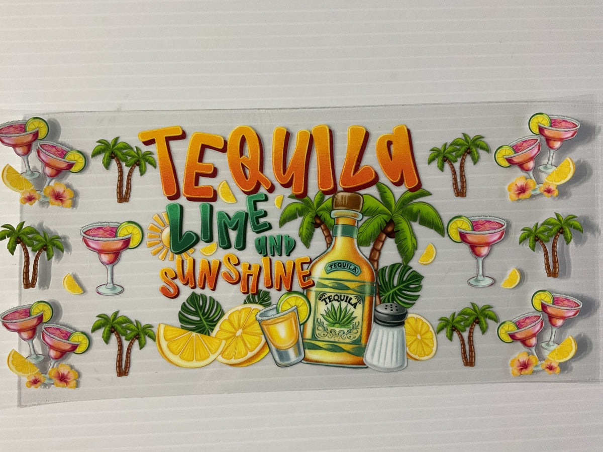 Tequila Lime and Sunshine - UV DTF