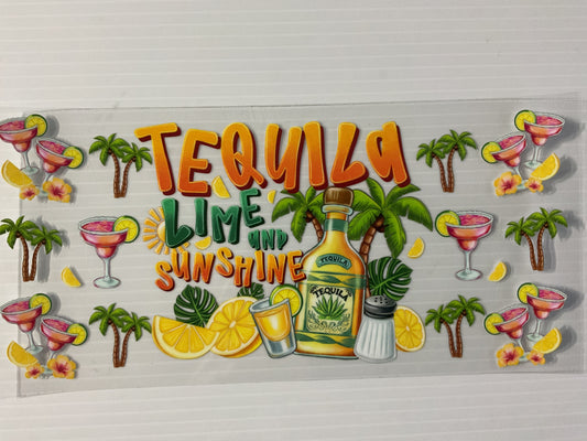 Tequila Lime and Sunshine - UV DTF