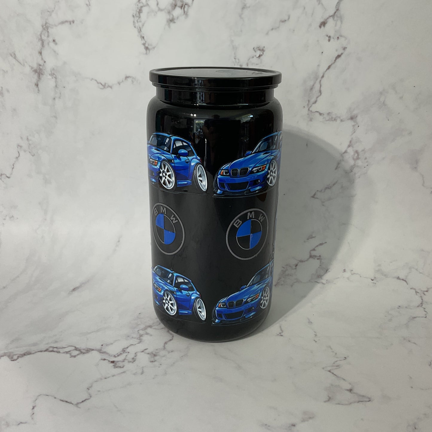 16oz Blue Car Tumbler