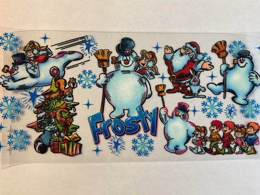 60C - Frosty Snowman  - UV DTF