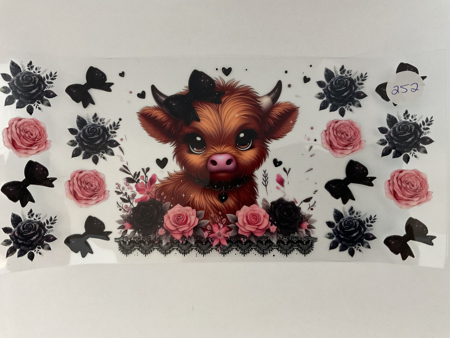 #252 - Cow - UV DTF