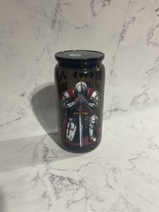 16oz Black I Am the Son of a King… - Premade NON-Snow Globe Tumbler