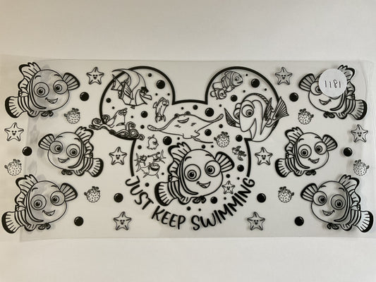 #1181 - KID’S UV DTF Tumbler Wrap