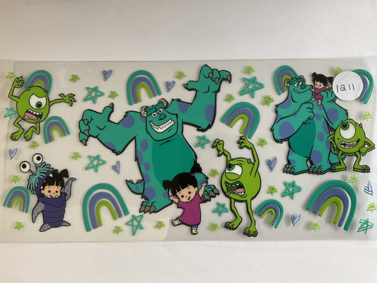 #1211 - KID’S UV DTF Tumbler Wrap