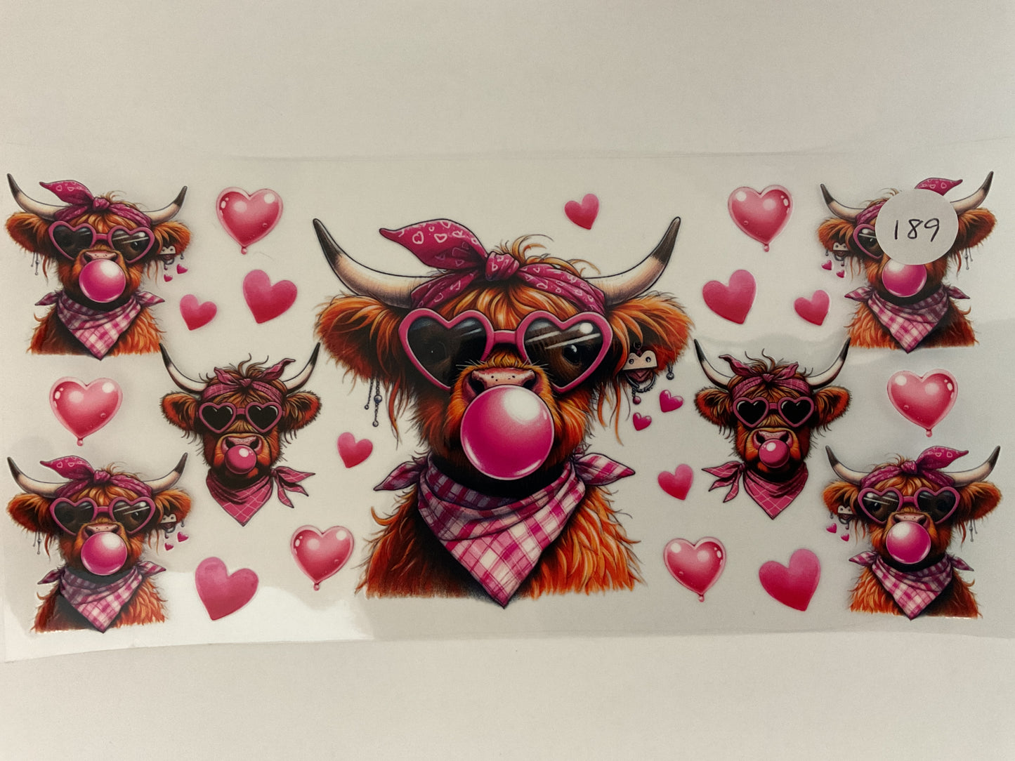 #189 - Cow - UV DTF