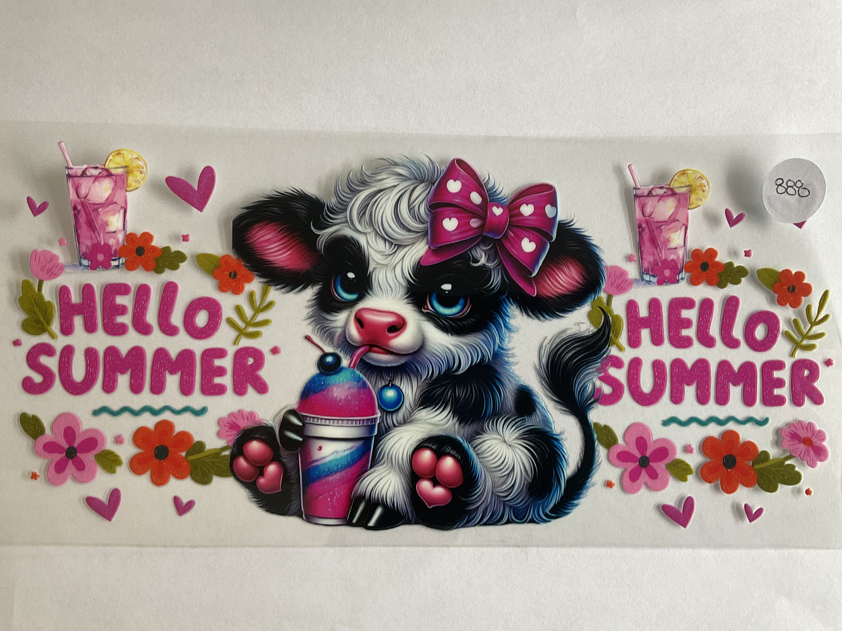 #888 - Hello Summer - UV DTF