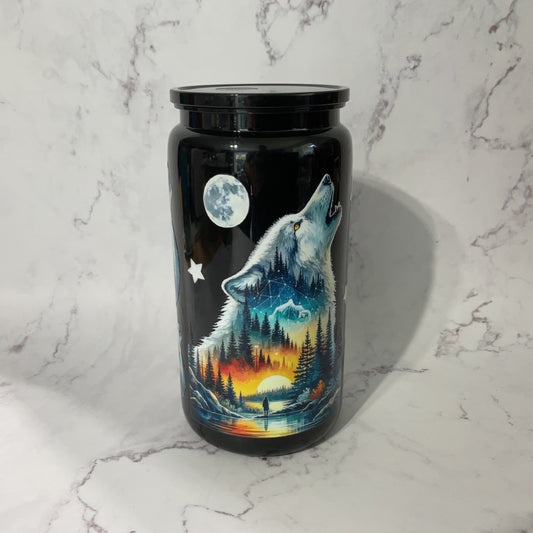 16oz Wolfe Lake View Tumbler