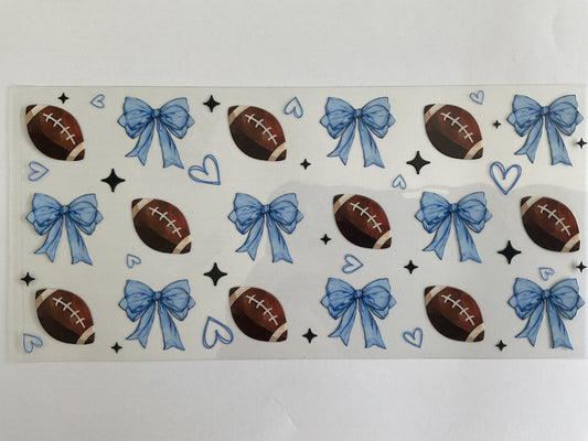 Football - UV DTF Tumbler Wrap