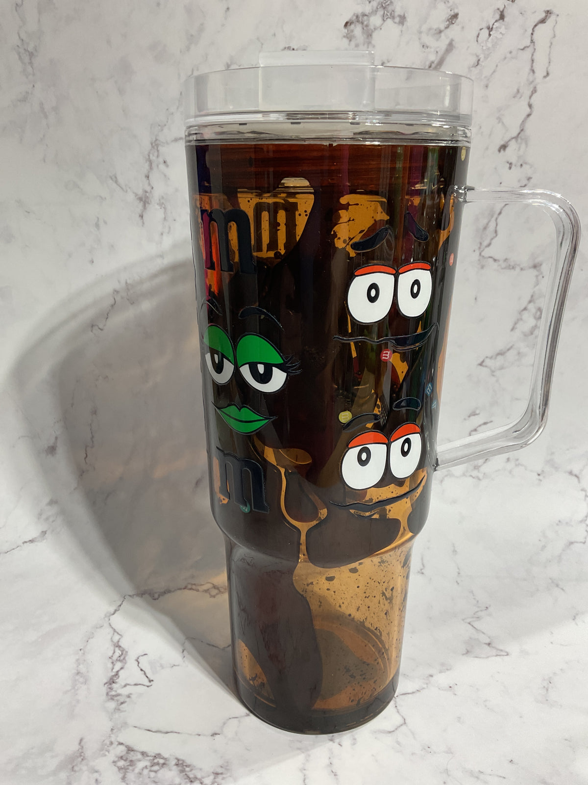 M&M - 40oz Dual Lava Snow Globe Tumbler