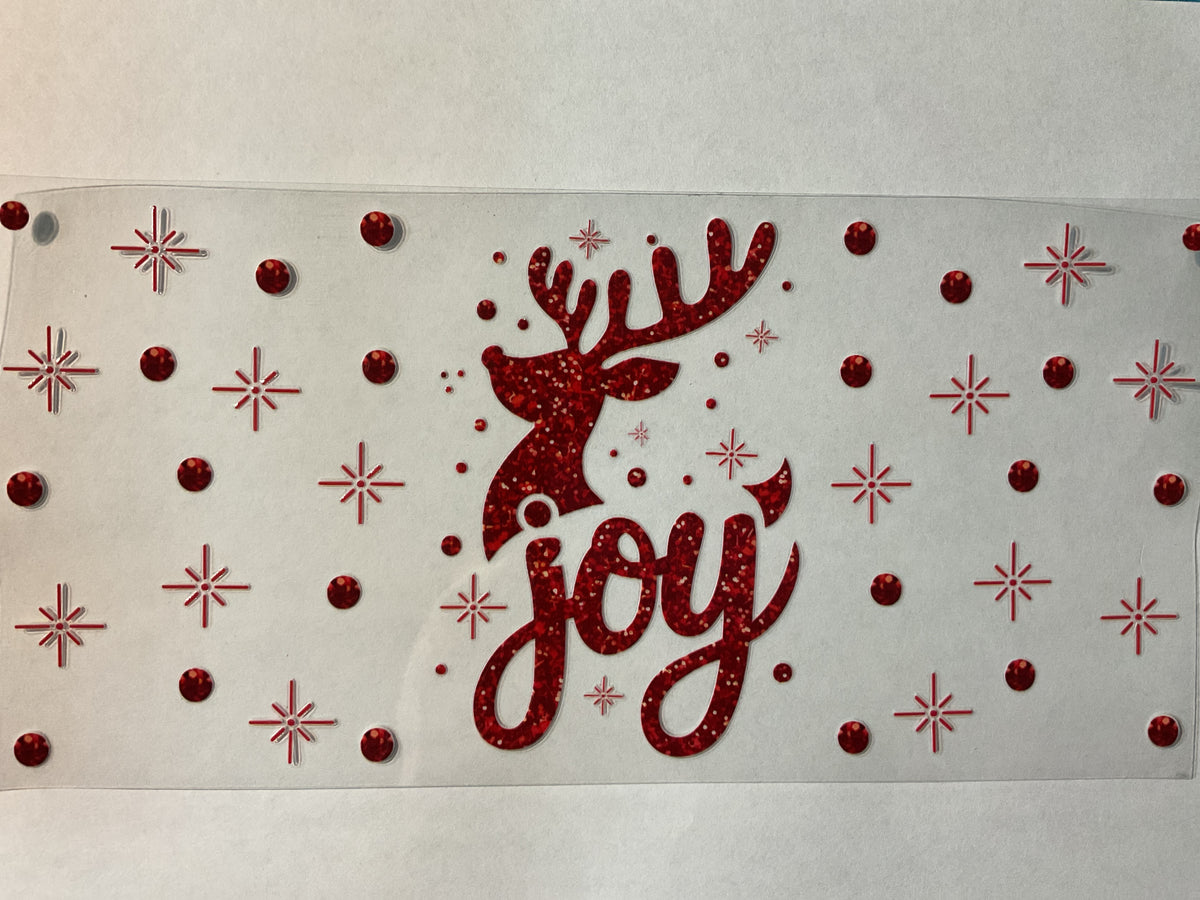 3C - Joy Reindeer Christmas - UV DTF
