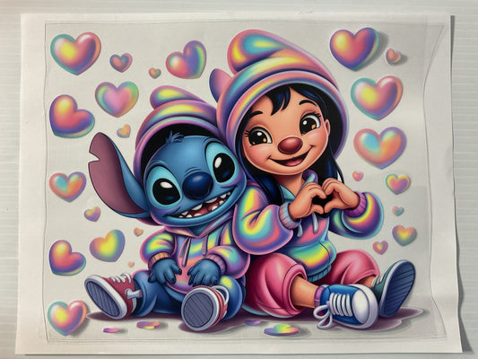 Blue Guy Girl Pastel - 20oz UV DTF