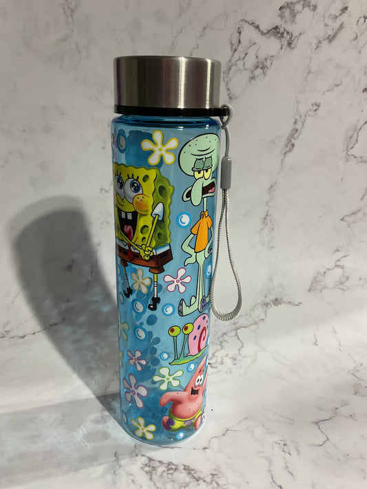 18oz Yellow Guy - Blue Premade Bottle