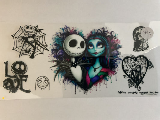 32H - Jack & Sally - UV DTF