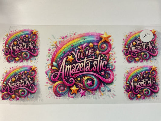 #452 - UV DTF Tumbler Wrap