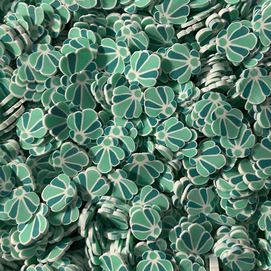Shells Teal - Clay Shapes