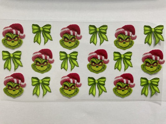 110C - Christmas Green Guy - Tumbler Wraps