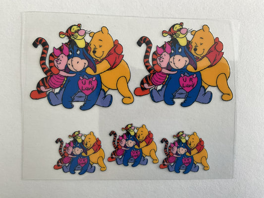 Honey Bear Family - Tumbler Keychain Wrap