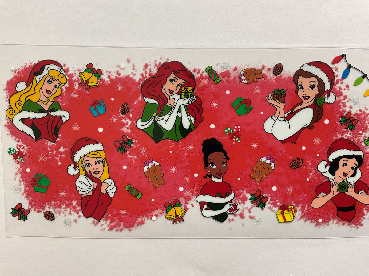 34C - Christmas Princesses - Tumbler Wrap