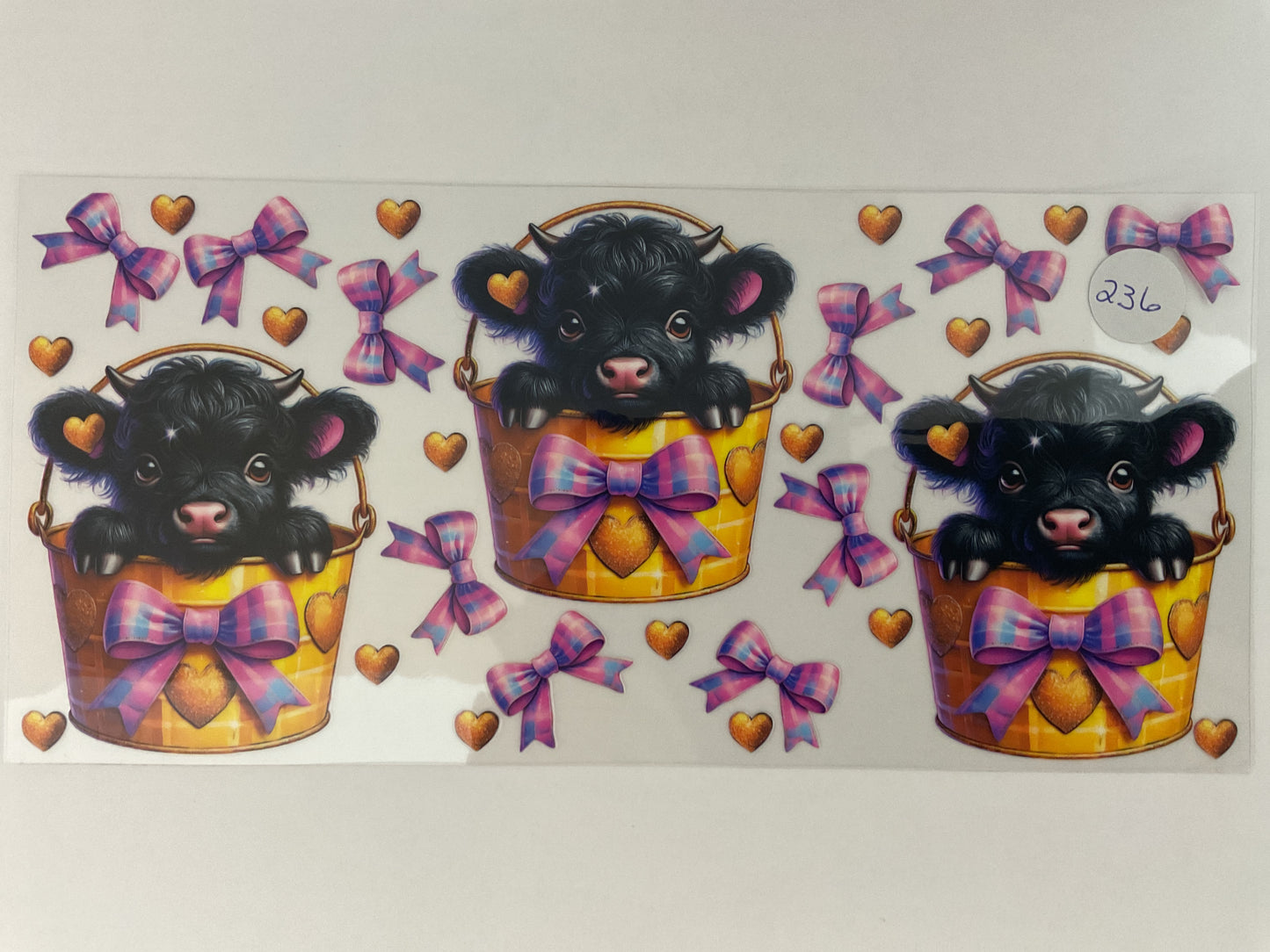 #236 - Cow - UV DTF
