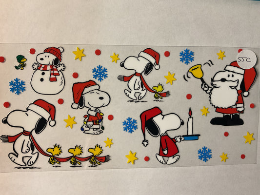 55C - Snoopy Christmas - UV DTF