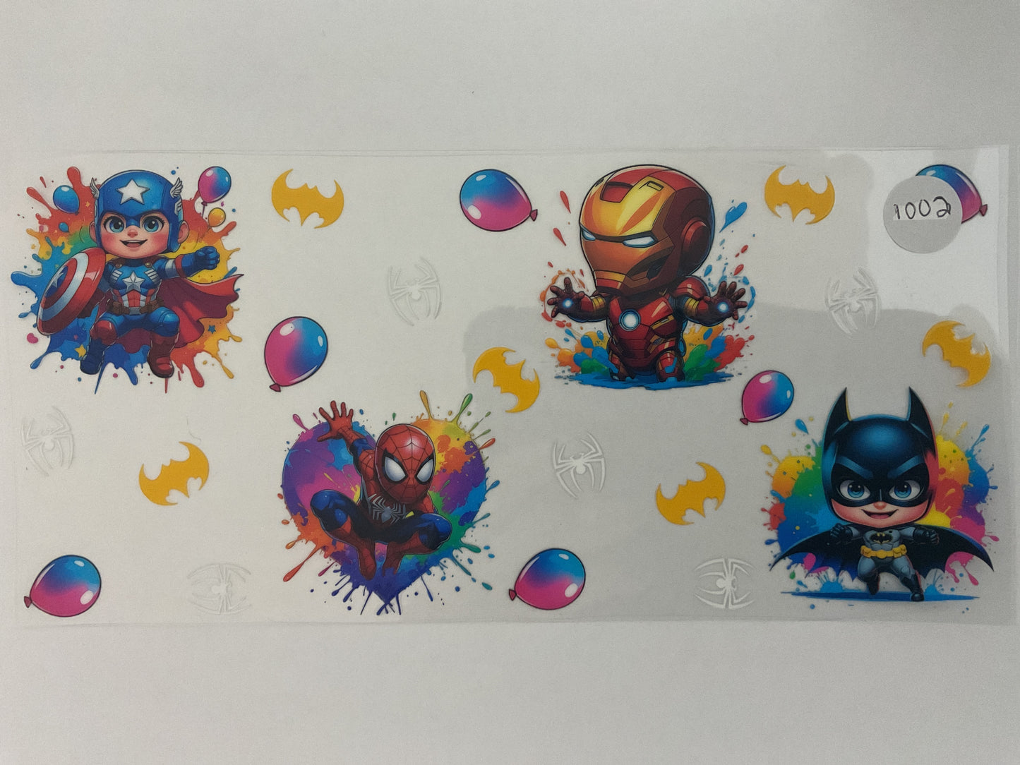 #1002 - Mini Superheroes - UV DTF