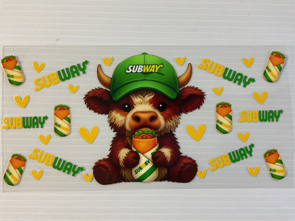 Subway Cow - UV DTF