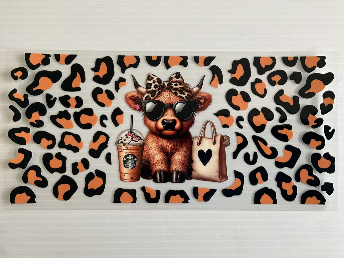 Buck Coffee Boujee Leopard Cow