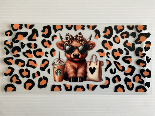 Buck Coffee Boujee Leopard Cow