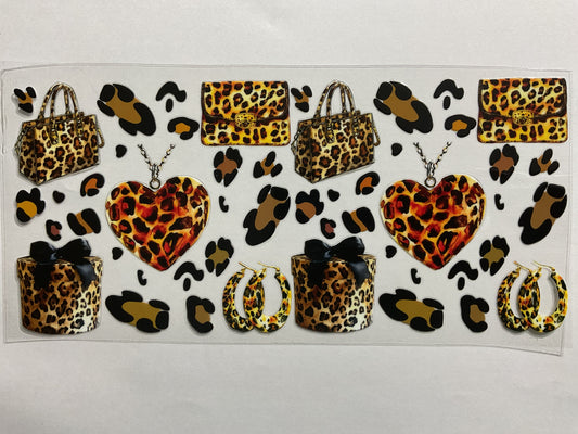 Leopard Print Bags - UV DTF