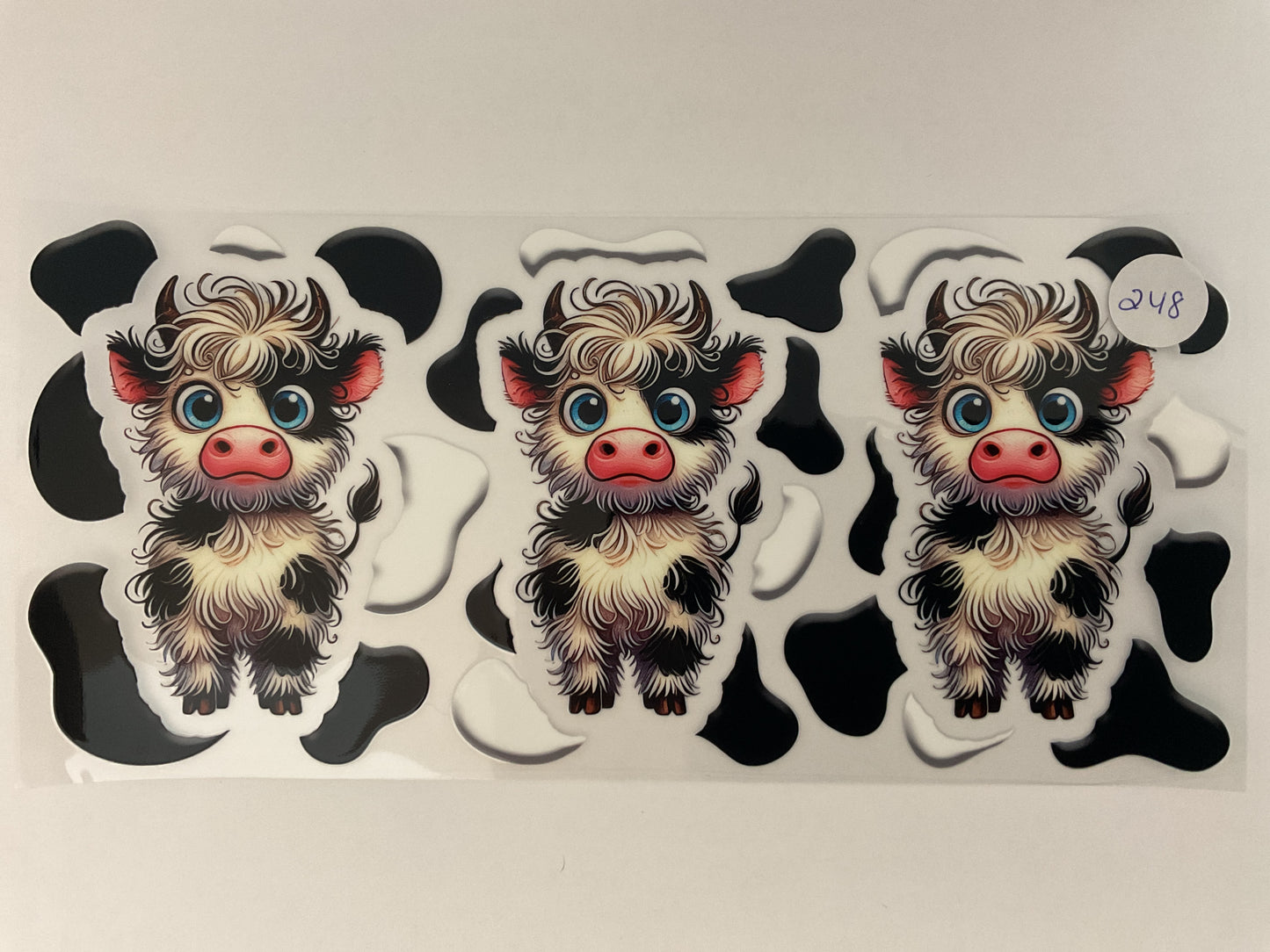 #248 - Cow - UV DTF