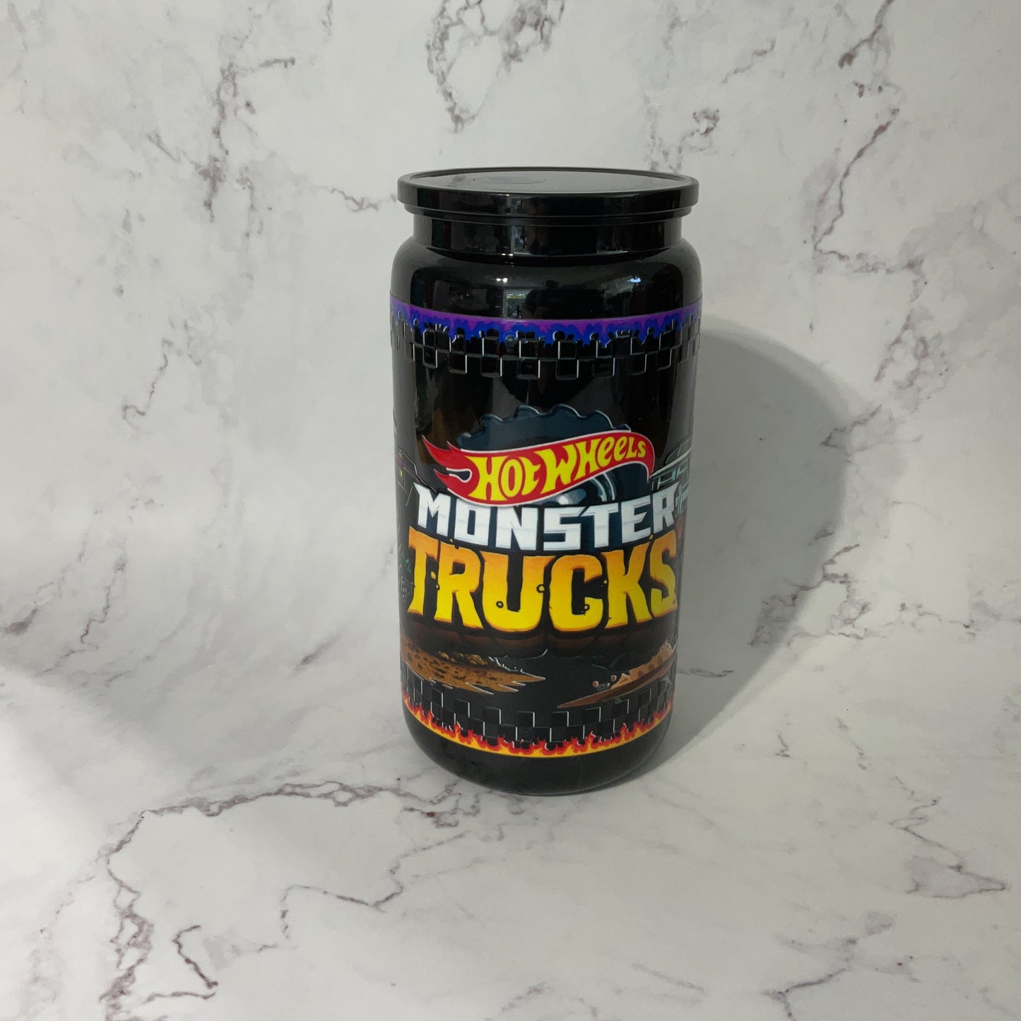 16oz Monster Trucks Tumbler