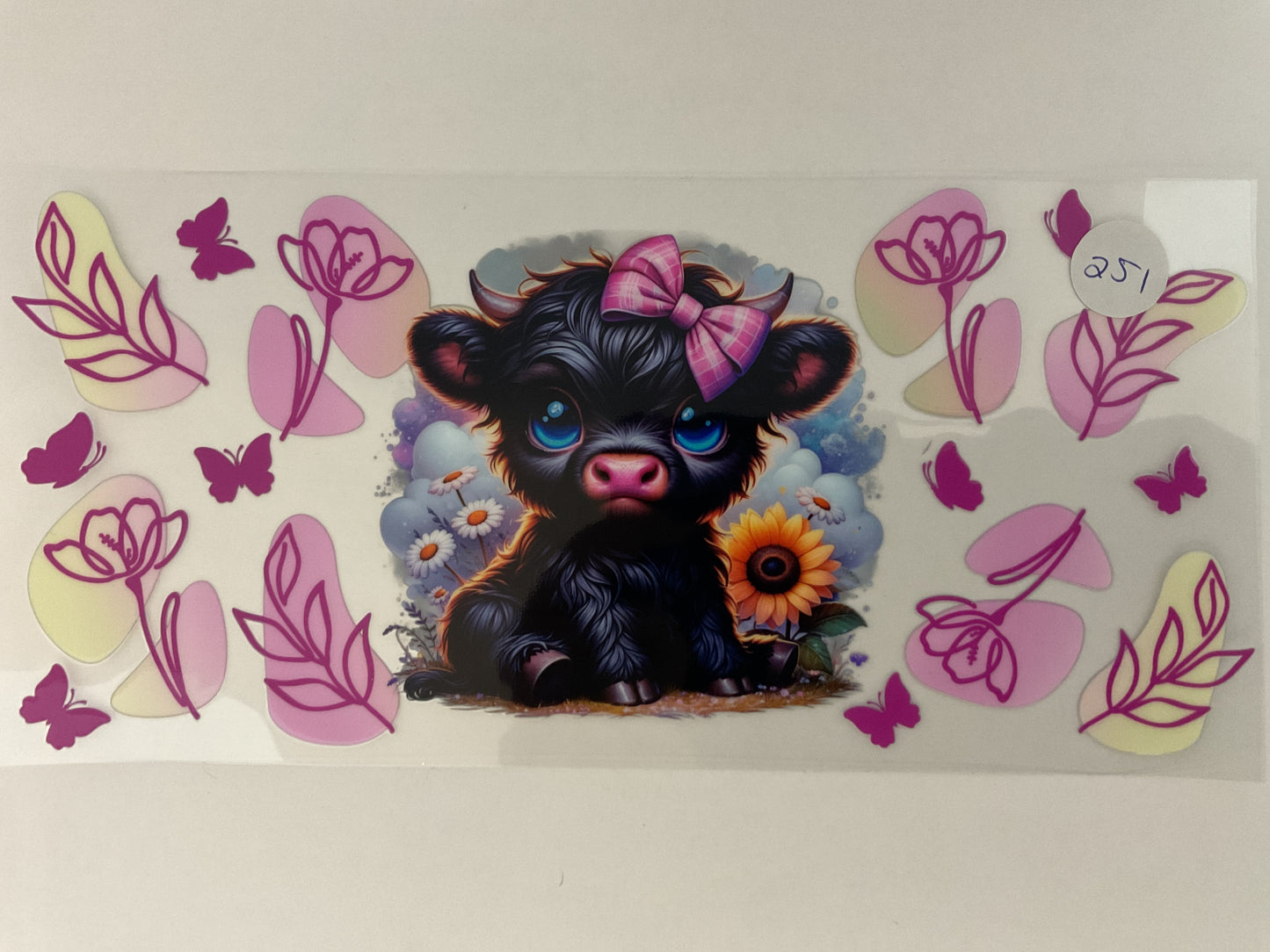 #251 - Cow - UV DTF