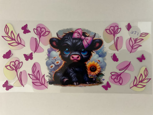 #251 - Cow - UV DTF