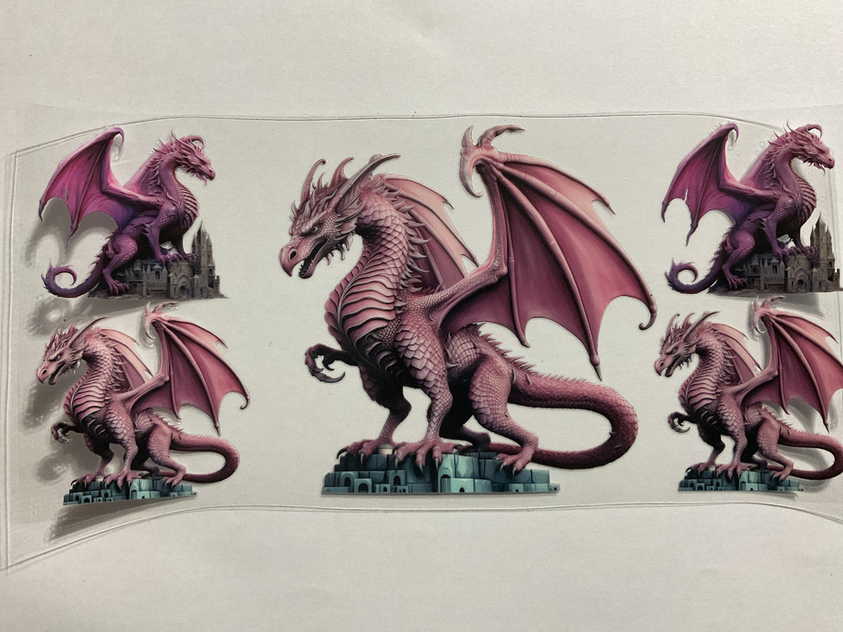 Pink Dragon - UV DTF