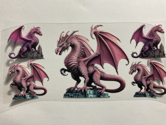 Pink Dragon - UV DTF