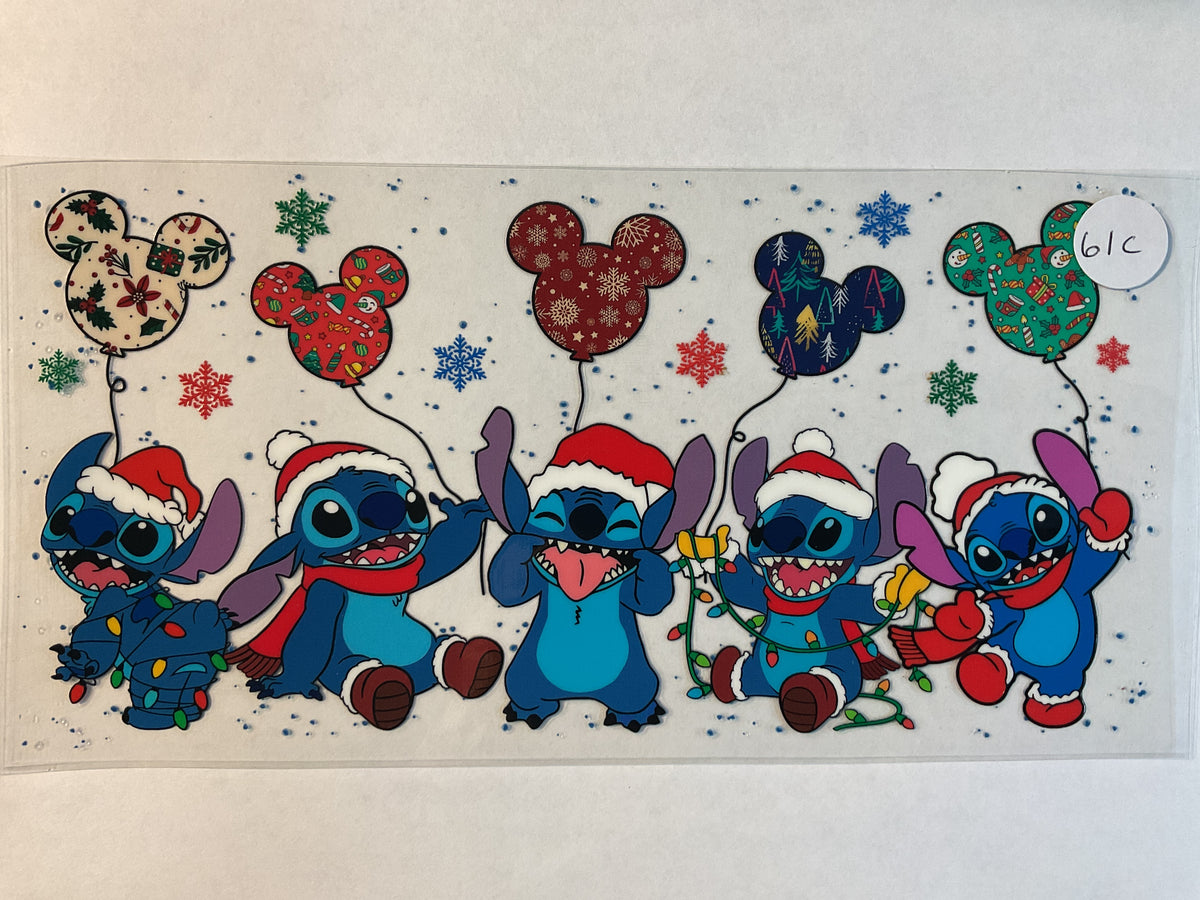 61C - Blue Guy Christmas - UV DTF