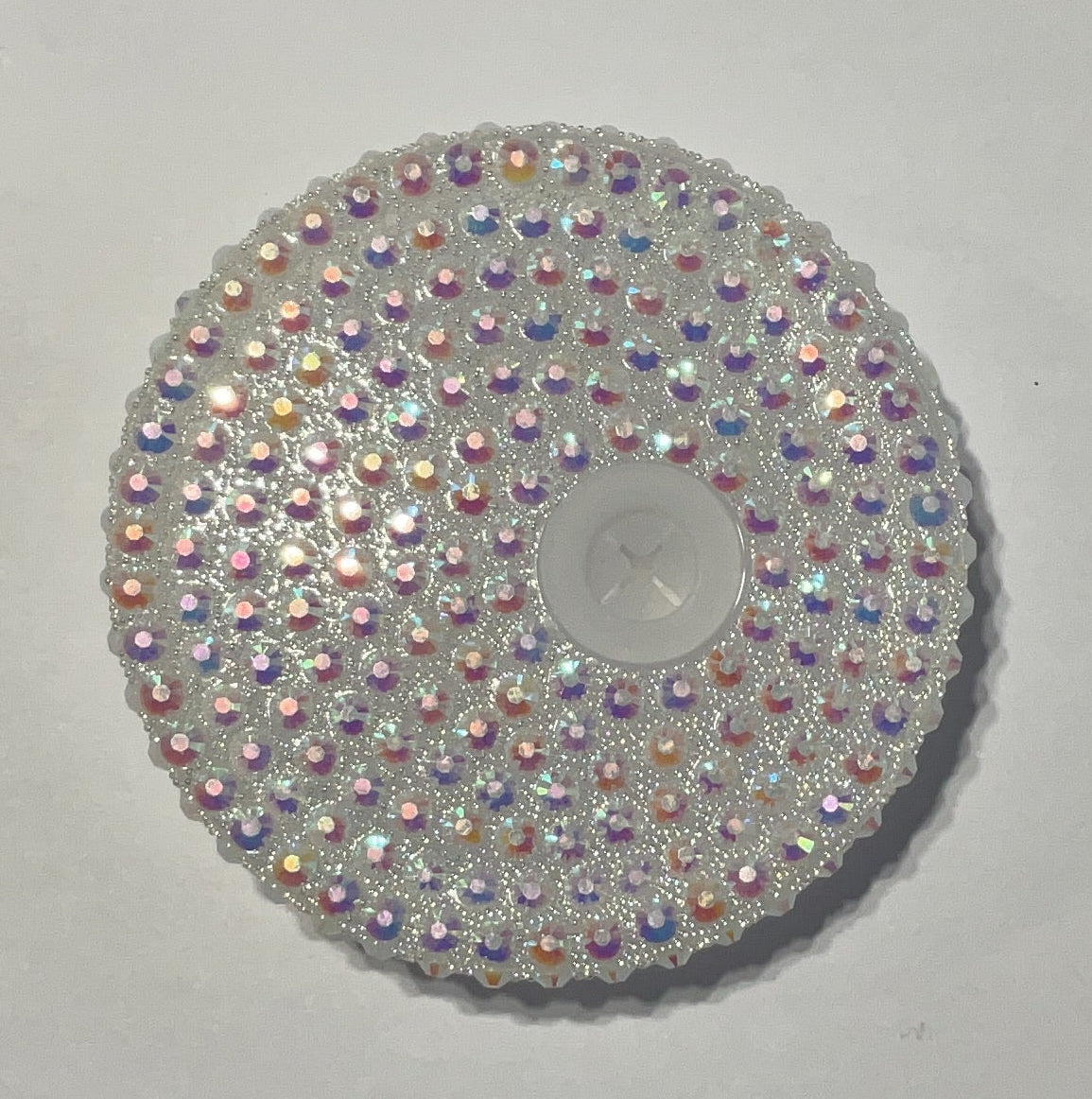 BLING Rhinestone Snow Globe Tumbler Lids