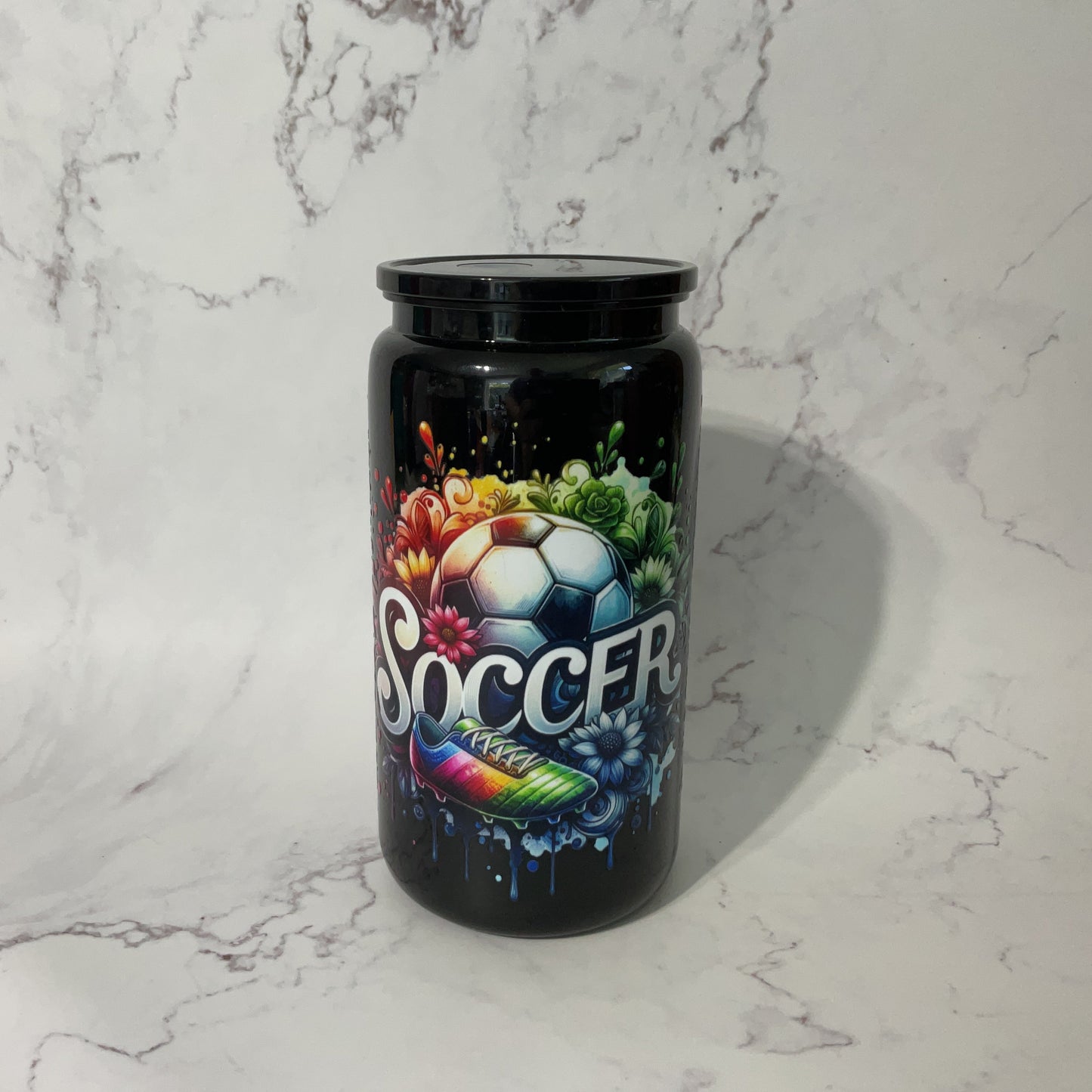 16oz Soccer Tumbler