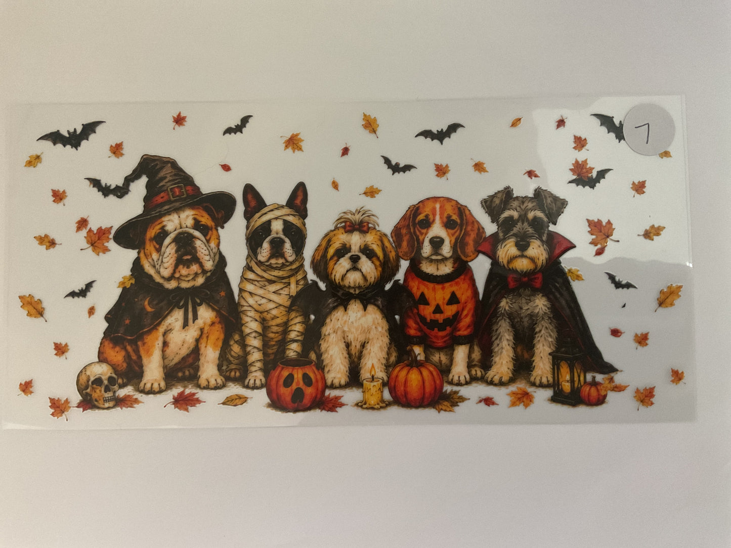 #7H - Dogs Halloween - UV DTF