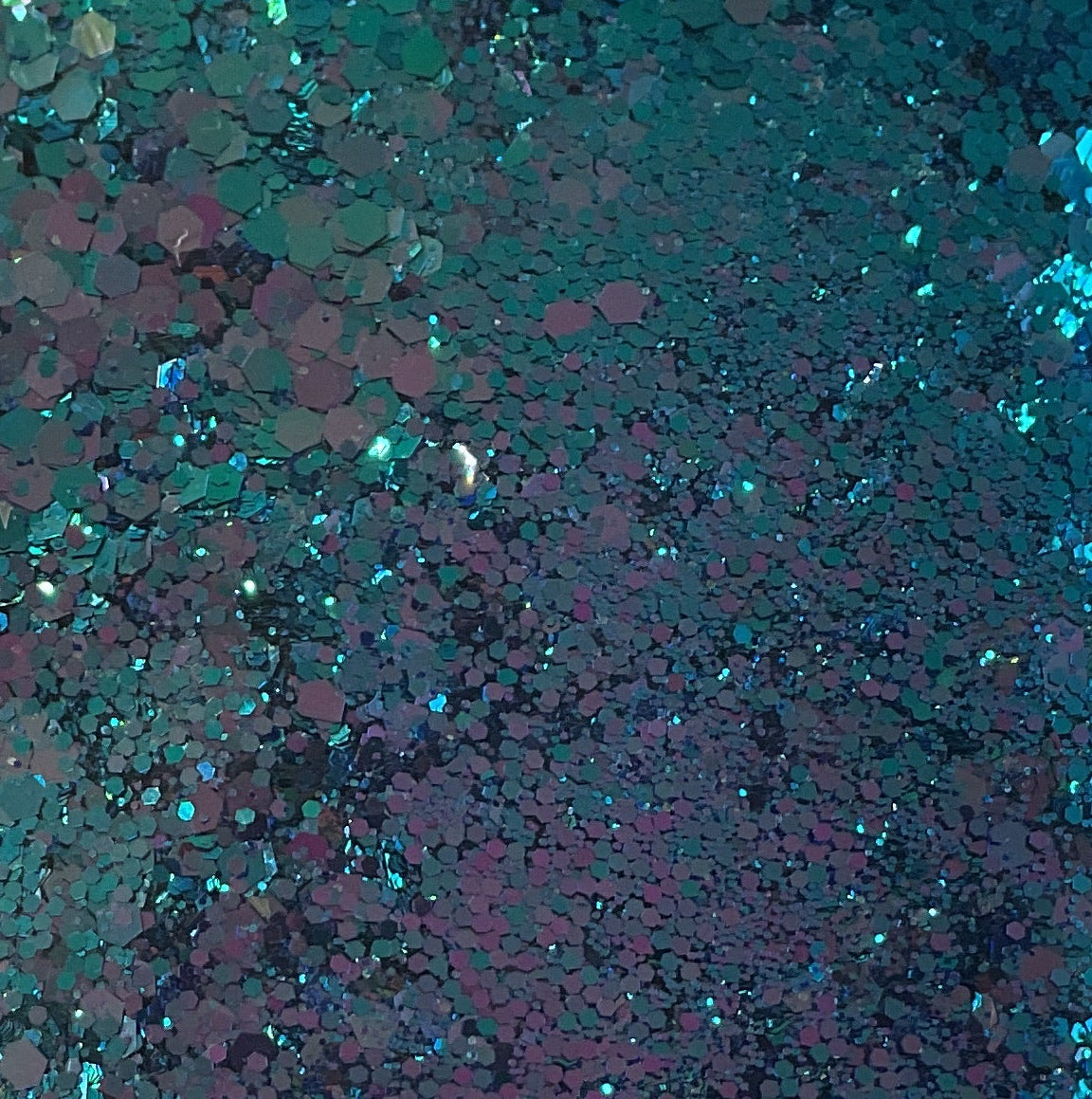 GLITTER Chunky Fine Mix - Mermaid Blue Pink Shift - Resealable 50g Bag