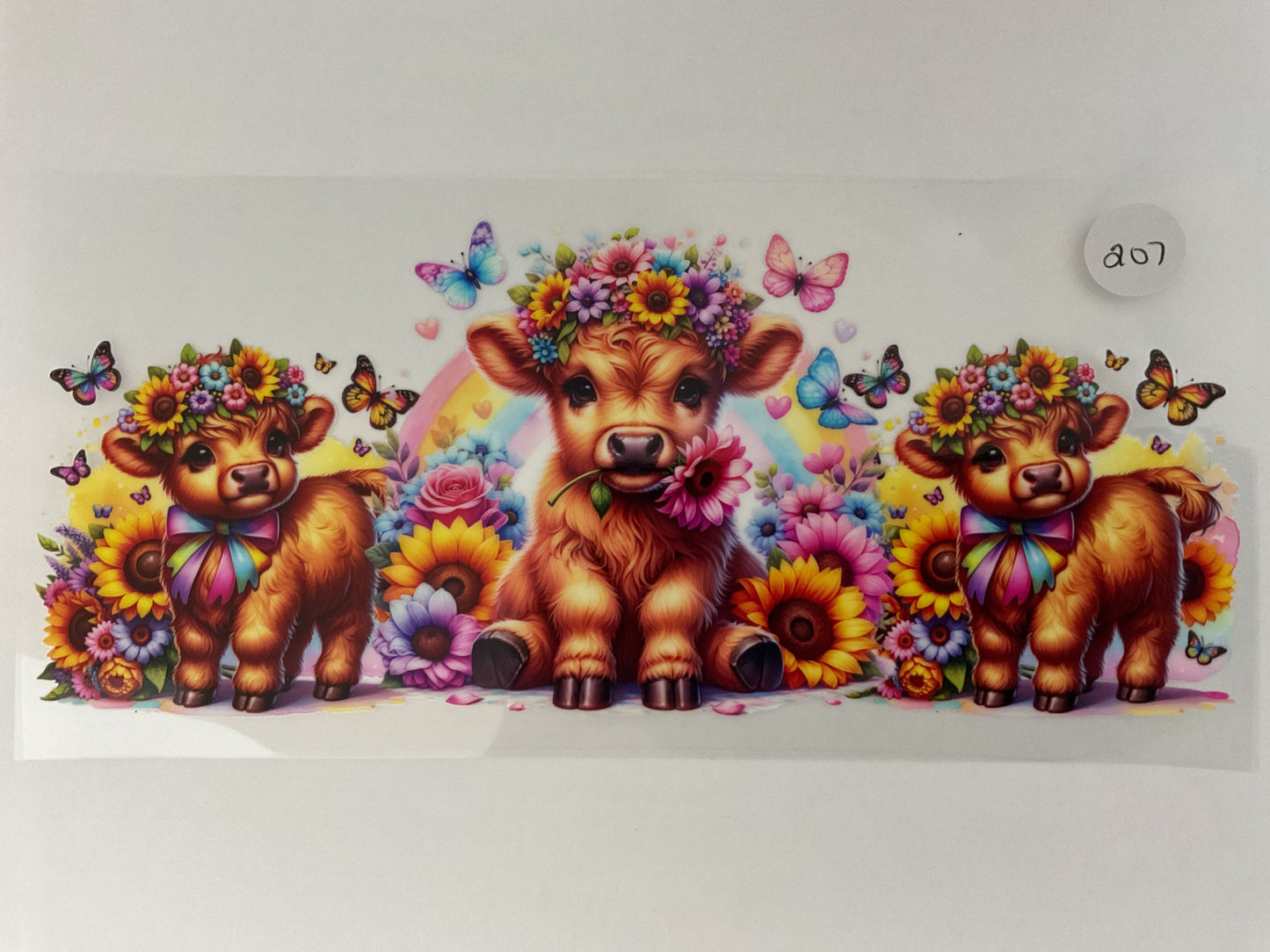 #207 - Cow - UV DTF