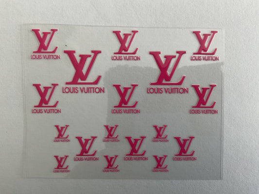 LV Pink - Tumbler Keychain Wrap