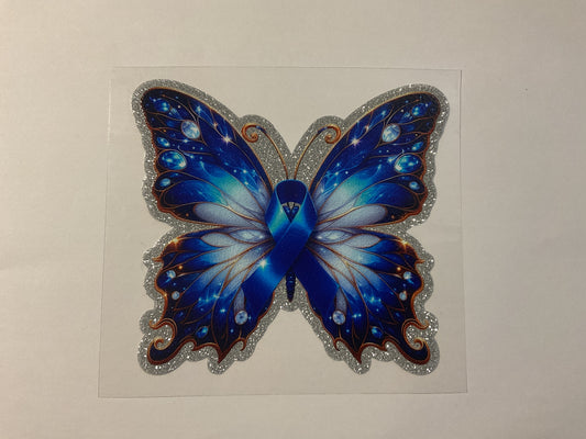 Glitter Butterfly - UV DTF