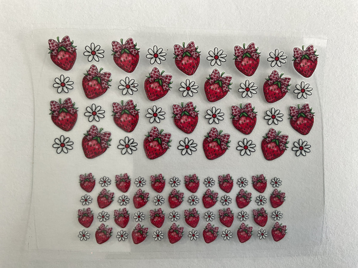 Strawberries - Tumbler Keychain Wrap