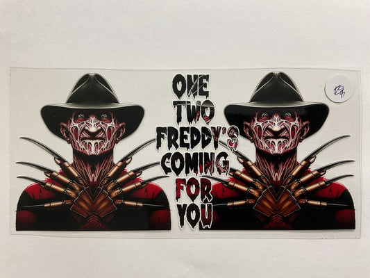 51H - One Two Freddys Coming For You - UV DTF