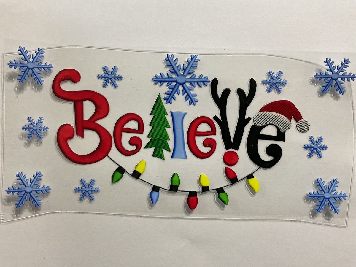 125C - Believe - Tumbler Wrap