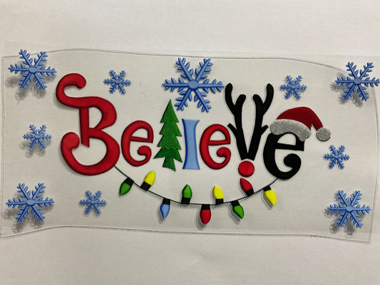 125C - Believe - Tumbler Wrap