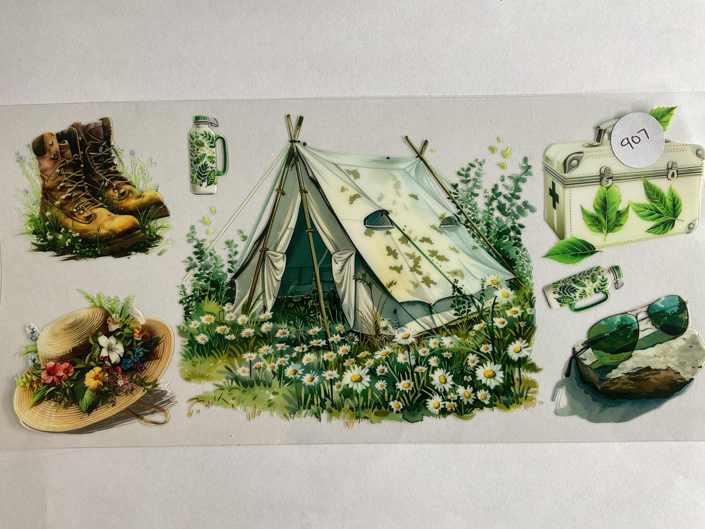 #907 - Camping - UV DTF