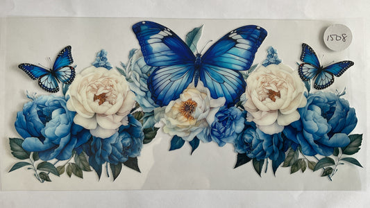 #1508 - Flowers & Butterflies - UV DTF